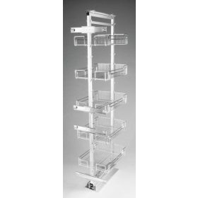 Kamravasalat 1710-1910 mm magasság 5 polc - 250 mm