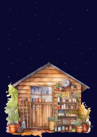 Kerti ház, tároló