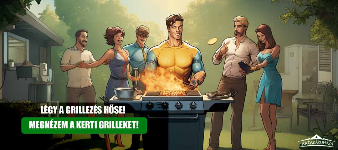 A grill hőse - kerti grill