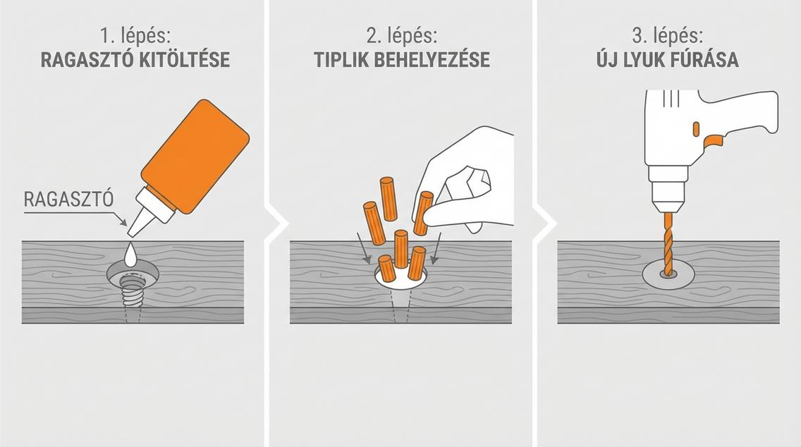 A Kiszakadt Csavarhely Javítása Lépésről Lépésre