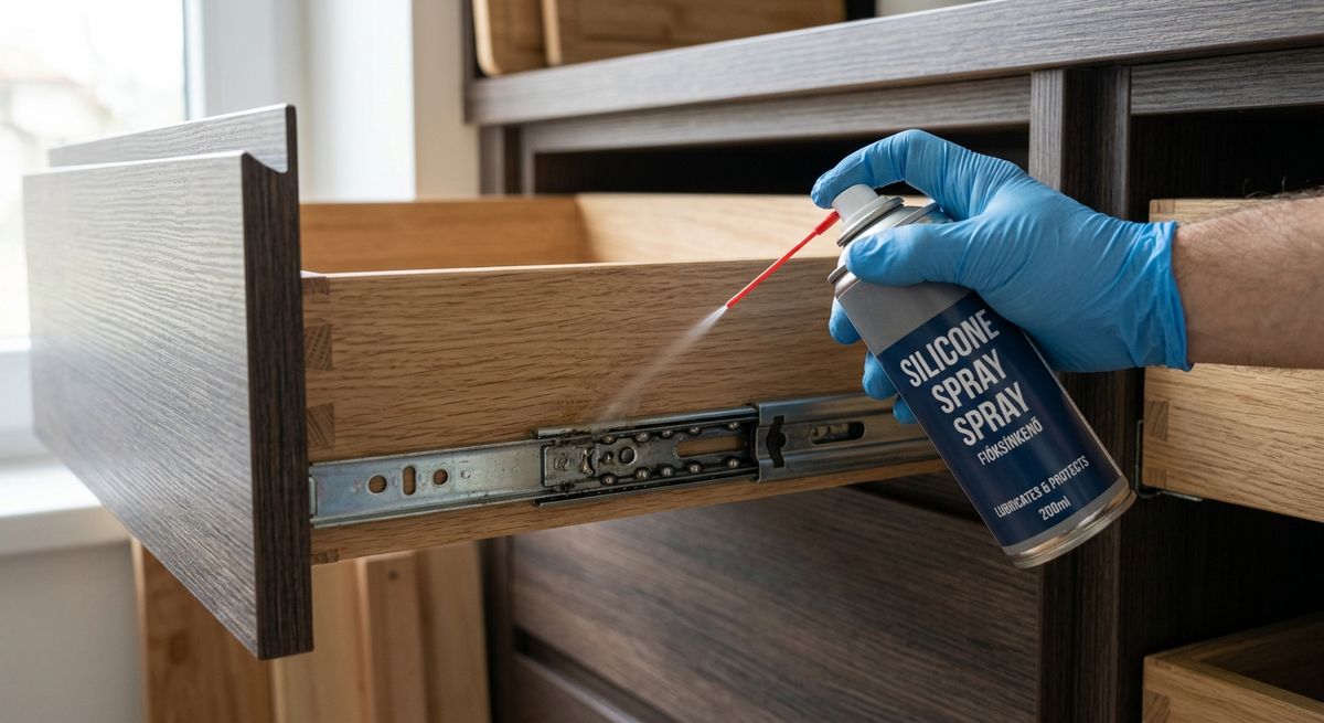 HOME BOX HB-RCS5D rejtett csillapított tandemcsúszó 270mm (40 kg) — karbantartás